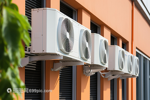戶外的空調機